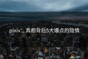 pixiv：真相背后5大爆点的隐情