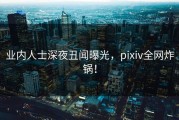 业内人士深夜丑闻曝光，pixiv全网炸锅！