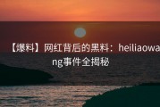 【爆料】网红背后的黑料：heiliaowang事件全揭秘