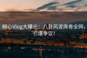 糖心Vlog大曝光：八卦风波席卷全网，引爆争议！