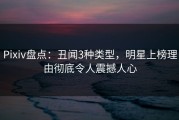 Pixiv盘点：丑闻3种类型，明星上榜理由彻底令人震撼人心