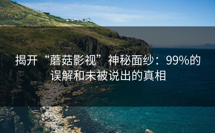 揭开“蘑菇影视”神秘面纱：99%的误解和未被说出的真相