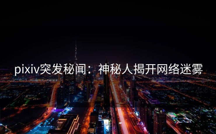 pixiv突发秘闻:神秘人揭开网络迷雾 pixiv突发秘闻:神秘人揭开网络迷雾